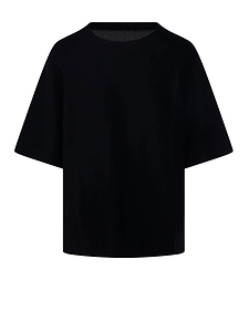 Relaxed Knit T-Shirt Top
