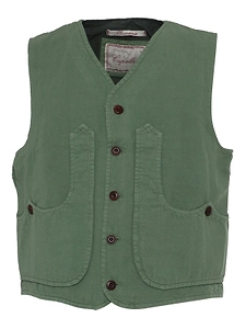 Capalbio V-Neck Buttoned Vest
