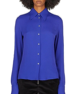 Capasa Milano Buttoned Curved Hem Shirt