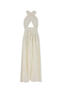 Crossover Bust Maxi Dress
