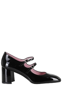 Carel Alice Double-Strap Heeled Pumps