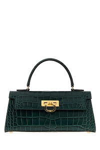 Masami Embossed Top Handle Bag