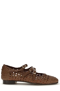 Carel Ariana Woven Mary Jane Flat Shoes