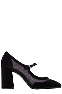 Carel Sachanight Mesh Mary Jane Heeled Pumps