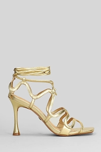 Carrano Tie-Fastened Square Toe Strappy Sandals