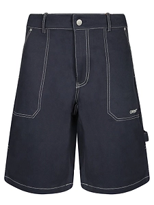 Carrer Contrast Stitch Cargo Shorts