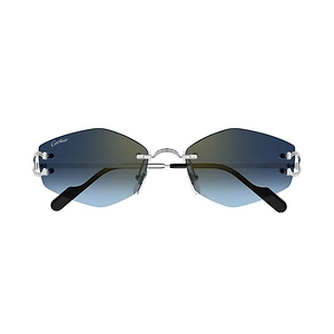 Cartier Rimless Irregular Sunglasses