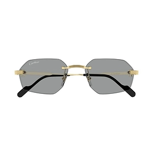 Cartier Rimless Irregular Sunglasses
