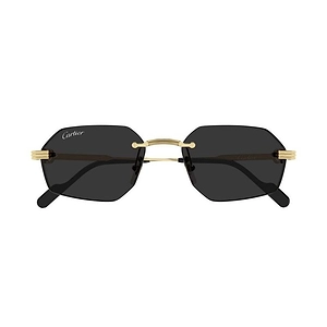Cartier Rimless Irregular Sunglasses