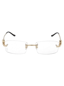Cartier Rectangular Frameless Glasses
