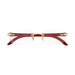 Cartier Rimless Rectangular Glasses