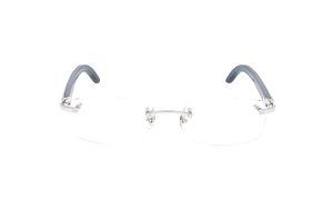 Cartier Rimless Rectangular Frame Glasses