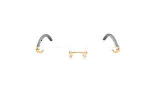Cartier Rimless Rectangular Frame Glasses