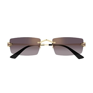 Cartier Rimless Rectangular Sunglasses