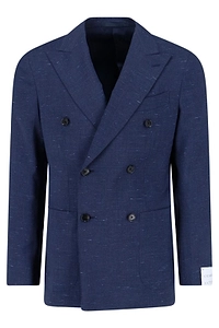 Caruso Double-Breasted Blazer