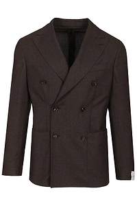 Caruso Butterfly Double-Breasted Blazer