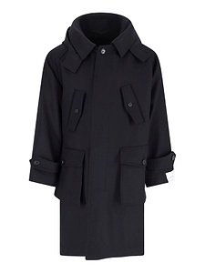 Foscari Hooded Belted Coat