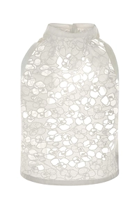 Carven Backless Lace Top
