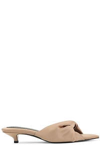 Carven Knotted Kitten Heel Mules