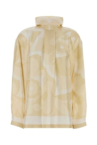 Printed High-Neck Top