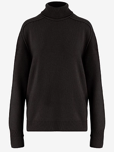 Carven Ribbed Turtleneck Knitted Sweater