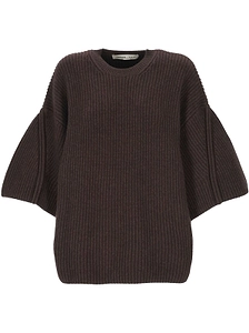 Carven Ribbed Knit Pullover