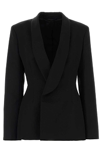Carven Shawl Collar Fitted Blazer