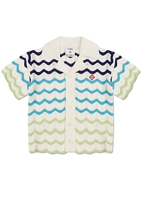 Crocheted Short Sleeved Shirt
