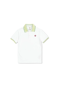Casablanca Kids Logo Patch Short-Sleeved Polo Shirt