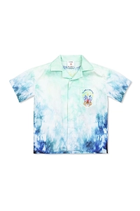 Casablanca Kids Tie-Dyed Short-Sleeved Shirt