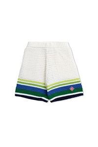 Casablanca Kids Striped Knitted Shorts
