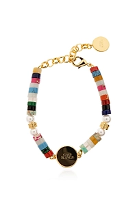 Logo Beaded Bracelet