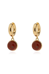 Logo Drop Earrings