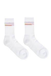 Casablanca Logo Stripe Socks
