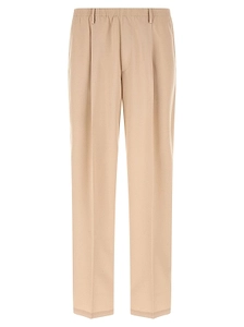 Ezio Pleated Straight-Leg Pants
