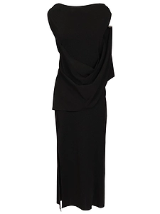 Cfcl Ac Milan Draped Knitted Dress