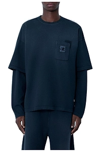 Champion Nowhere University Front Pocket Long Sleeve T-Shirt