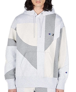 Champion X Anrealage Contrast Panelled Drawstring Hoodie