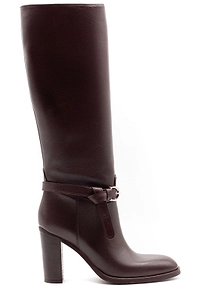 Chantal Buckle Knee-High Boots