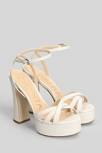 Chantal Open-Toe Heeled Sandals