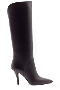 Pointed Knee-High Boots
