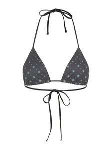 Casablanca Sea Printed Bikini Top