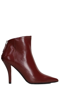 Chantal Pointed-Toe Heeled Ankle Boots