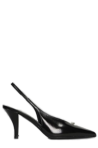 Pointed-Toe Slingback Pumps