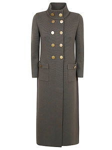 Charlott Double-Breasted Long Coat