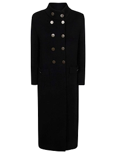 Charlott Double-Breasted Long Coat
