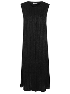 Charlott Lurex Ribbed Knitted Dress