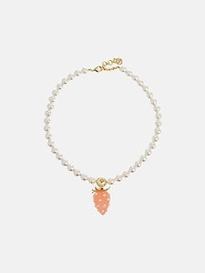 Casablanca Strawberry Pearl Necklace