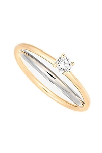 Charlotte Chesnais Elipse Solitaire Embellished Ring