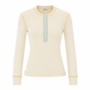 Chloé Fitted Henley Shirt